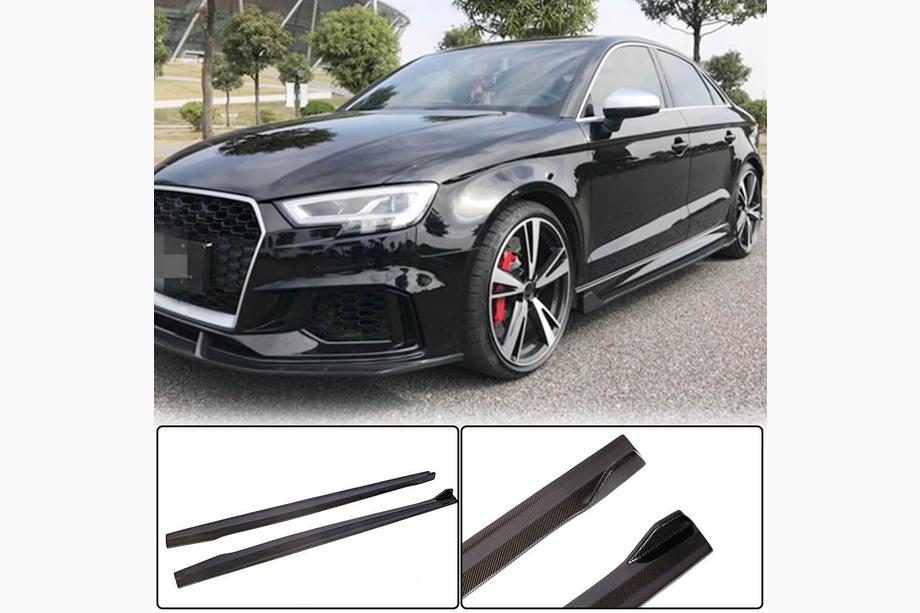 Audi A3 2012-2020 Taloneras laterales (para RS3 Sedan 2017-2019, Carbono) Image