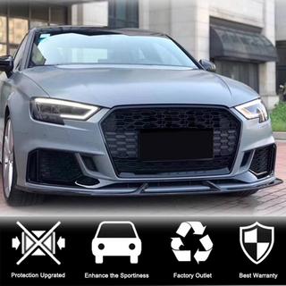 Lip spoiler del parachoques delantero V4 (para RS3 Sedan 2017-2020, Carbono) foto 4
