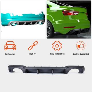 Difusor de parachoques trasero V1 (para RS3 Sedan 2017-2019, Carbono) Audi A3 2012-2020 foto 2