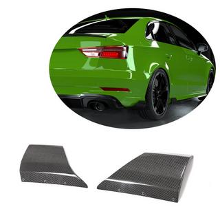 Flaps de paragolpes trasero (para RS3 Sedan 2017-2019, Carbono) Audi A3 2012-2020 foto 1