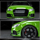 Audi A3 2012-2020 Lip delantero de parachoques V2 (para RS3 Sedan 2017-2020, Carbono) foto 4