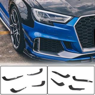 Lip delantero de parachoques V2 (para RS3 Sedan 2017-2020, Carbono) foto 1