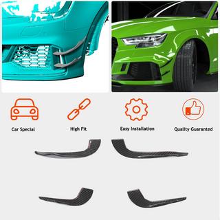 Lip delantero de parachoques V2 (para RS3 Sedan 2017-2020, Carbono) foto 2