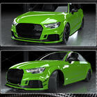 Audi A3 2012-2020 Labio de paragolpes delantero V1 (para RS3 Sedan 2017-2020, Carbono) foto 5
