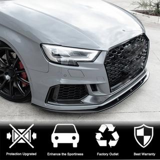 Labio de paragolpes delantero V1 (para RS3 Sedan 2017-2020, Carbono) Audi A3 2012-2020 foto 3