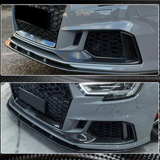 Labio de paragolpes delantero V1 (para RS3 Sedan 2017-2020, Carbono) Audi A3 2012-2020 foto 4