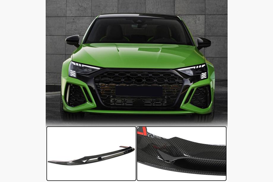 Audi A3 2020- Lip del parachoques delantero (para RS Sedan, Carbono) Image