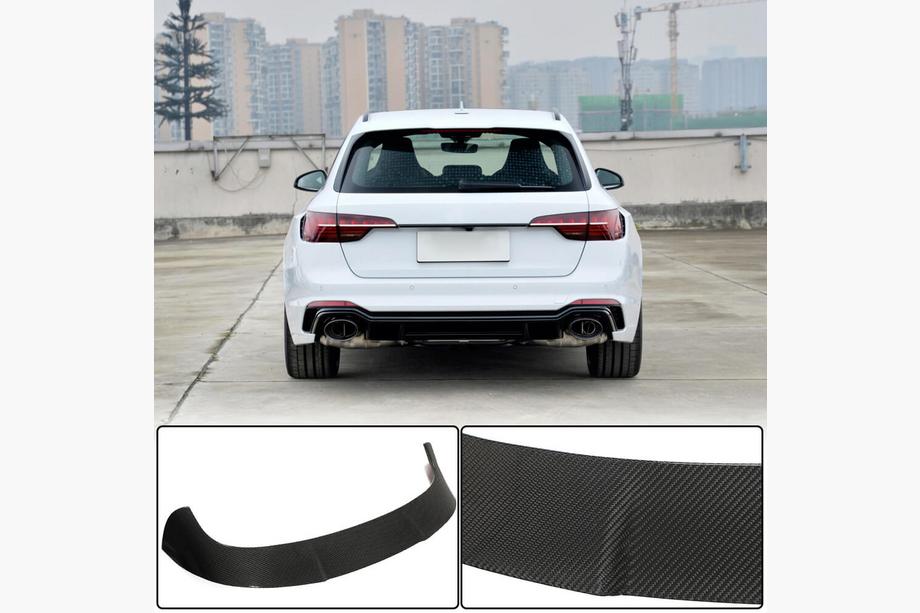 Audi A4 B9 2015-2024 Alerón trasero (para RS4 Avant 2020+, Carbono) Image