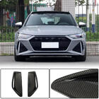 Audi A6 C8 2018–2025 Extensiones de parachoques delantero (para RS6, Carbono) foto 1