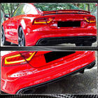 Audi A7 2010-2018 Difusor Trasero de Parachoques (Carbono) foto 4