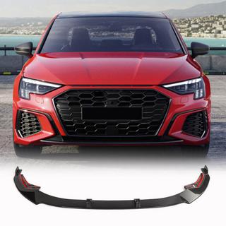Labio delantero de parachoques (para S-Line Sedan 2020-2023, carbono) foto 1