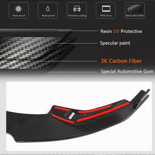 Labio delantero de parachoques (para S-Line Sedan 2020-2023, carbono) foto 4