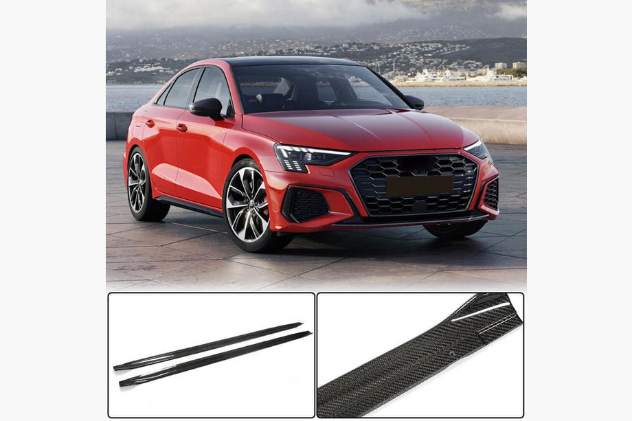 Audi A3 2020- Taloneras laterales (para S3 Sedan, carbono) Image