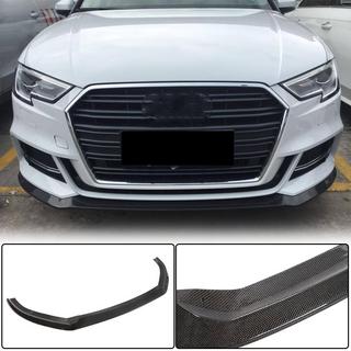 Lip delantero de parachoques Lip V5 (para S-Line Sedan 2017-2020, Carbono) Audi A3 2012-2020 foto 1