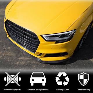 Lip delantero de parachoques Lip V5 (para S-Line Sedan 2017-2020, Carbono) Audi A3 2012-2020 foto 3