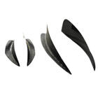 Audi A3 2012-2020 Labio de parachoques delantero (para S-Line Sedan 2012-2016, carbono) foto 4