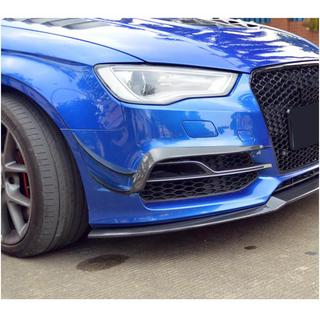 Labio de parachoques delantero (para S-Line Sedan 2012-2016, carbono) Audi A3 2012-2020 foto 2