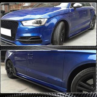 Taloneras laterales V4 (para S-Line Sedan, Carbono) Audi A3 2012-2020 foto 3