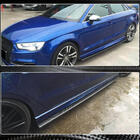 Audi A3 2012-2020 Taloneras laterales V3 (para S-Line Sedan, carbono) foto 4