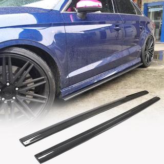 Taloneras laterales V3 (para S-Line Sedan, carbono) Audi A3 2012-2020 foto 1