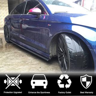 Taloneras laterales V3 (para S-Line Sedan, carbono) Audi A3 2012-2020 foto 3