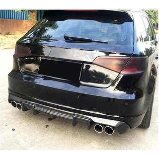 Difusor de Parachoques Trasero V1 (para S-Line HB 2012-2016, Carbono) Audi A3 2012-2020 foto 3