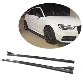 Faldones Laterales (para S-Line HB 2012-2016, Carbono) Audi A3 2012-2020 foto 1