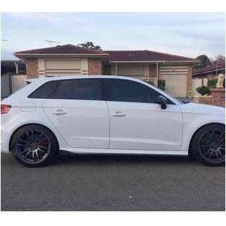 Faldones Laterales (para S-Line HB 2012-2016, Carbono) Audi A3 2012-2020 foto 3