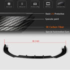 Audi A3 2012-2020 Lip spoiler del parachoques delantero Lip V2 (para S-Line Sedan 2012-2016, Carbono) foto 5