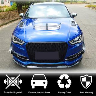 Molduras para antinieblas (para S-Line Sedan 2012-2016, Carbon) Audi A3 2012-2020 foto 2