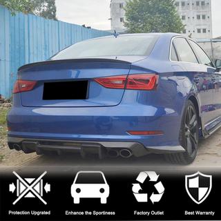Difusor de parachoques trasero V1 (para S-Line Sedan 2012-2016, Carbono) Audi A3 2012-2020 foto 2