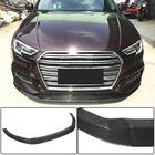 Audi A3 2012-2020 Lip delantero para paragolpes Lip V3 (para S-Line Sedan 2017-2020, Carbono) foto 1