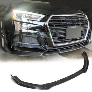 Lip spoiler delantero Lip V1 (para S-Line 2017-2020 Sedan, Carbono) Audi A3 2012-2020 foto 1