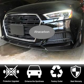 Lip spoiler delantero Lip V1 (para S-Line 2017-2020 Sedan, Carbono) Audi A3 2012-2020 foto 4