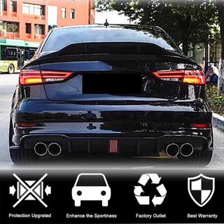 Difusor de parachoques trasero V2 (para S-Line Sedan 2017-2020, Carbono) Audi A3 2012-2020 foto 2