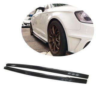 Faldones Laterales V1 (para S-Line HB, Carbono) Audi A3 2012-2020 foto 1