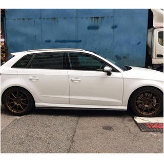 Faldones Laterales V1 (para S-Line HB, Carbono) Audi A3 2012-2020 foto 2