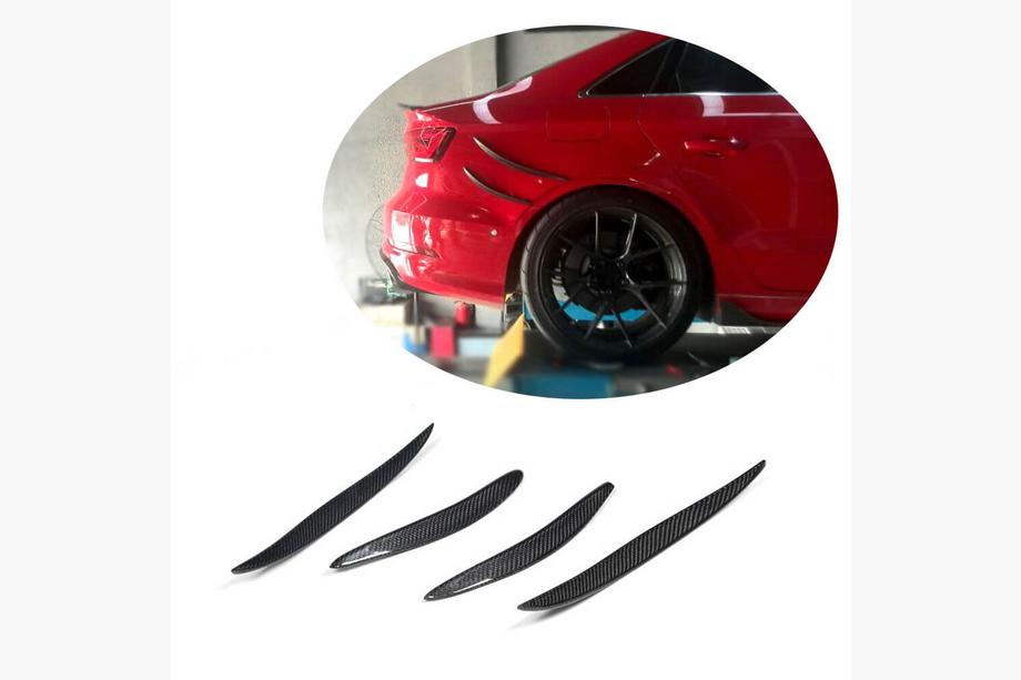 Audi A3 2012-2020 Difusor trasero (para S-Line Sedan 2012-2016, Carbono) Image