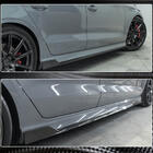Audi A3 2012-2020 Faldones laterales V1 (para S-Line Sedan, carbono) foto 5