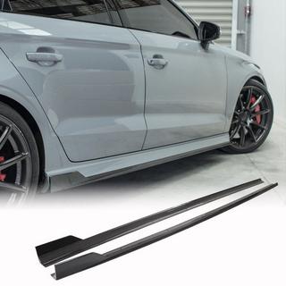 Faldones laterales V1 (para S-Line Sedan, carbono) Audi A3 2012-2020 foto 1