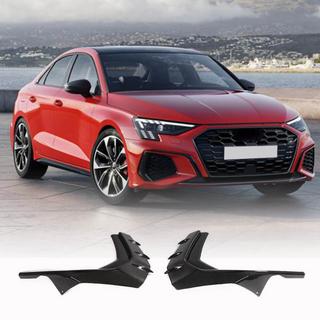 Lip spoiler del paragolpes delantero (para S-Line Sedan 2020-2023, Carbono) foto 1