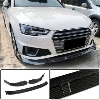 Lip spoiler delantero para paragolpes delantero Lip V1 (para S-Line Sedan 2015-2019, Carbono) foto 1