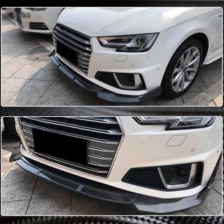 Lip spoiler delantero para paragolpes delantero Lip V1 (para S-Line Sedan 2015-2019, Carbono) foto 4