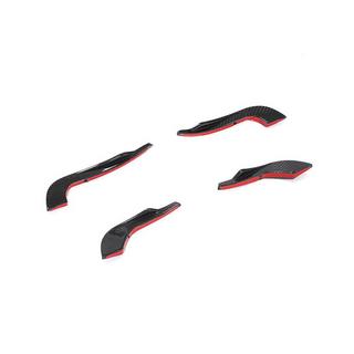 Lip delantero V3 (para S-Line Sedan 2015-2019, Carbono) foto 4