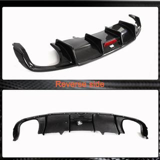 Difusor de parachoques trasero V1 (para S-Line Sedan 2015-2019, Carbono) foto 4