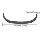 Audi A4 B9 2015-2024 Lip delantero de paragolpes Lip V6 (para S-Line Sedan 2015-2019, Carbono) foto 6