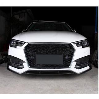 Lip spoiler del paragolpes delantero Lip V2 (para S-Line Sedan 2015-2019, Carbono) foto 1