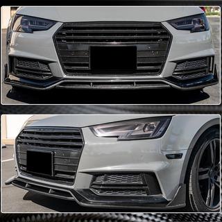 Lip spoiler del paragolpes delantero Lip V2 (para S-Line Sedan 2015-2019, Carbono) foto 4