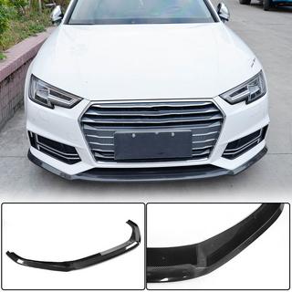 Lip spoiler del parachoques delantero Lip V4 (para S-Line Sedan 2015-2019, Carbono) foto 1