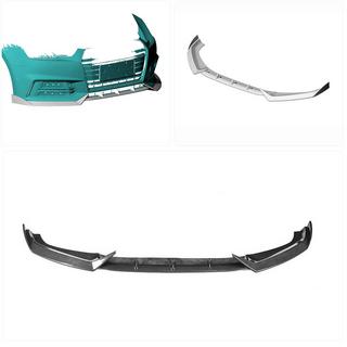 Lips del parachoques delantero Lip V5 (para S-Line Sedan 2015-2019, Carbono) foto 2